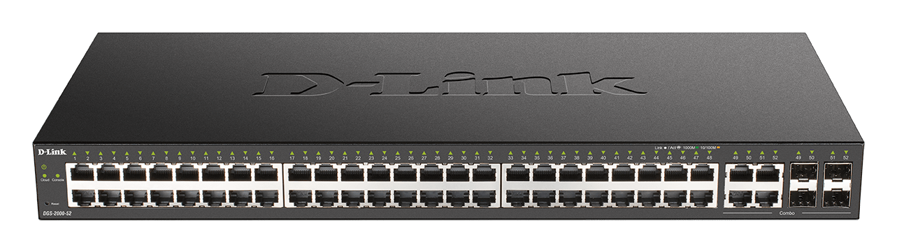 D_LINK - Switch gest L2+ 48x 1Gb, 4 x SFP;