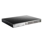 D_LINK - Switch gest L3 24x1Gb PoE 370 2x10Gb 4xSFP+