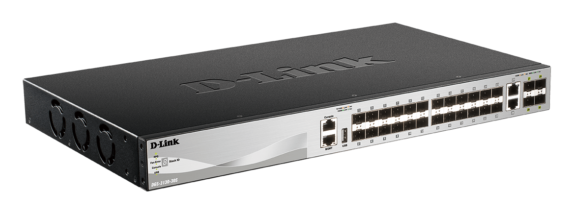 D_LINK - Switch gest L3 24 x SFP, 2x10Gb, 4xSFP+; 2x10Gb; 4xSFP+; 24 x SFP.