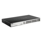 D_LINK - Switch gest L3 24x1Gb, 2x10Gb, 4xSFP+