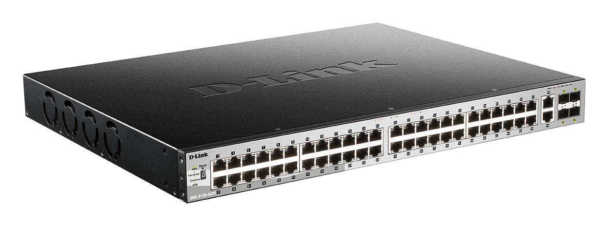 D_LINK - Switch Mng L3 48x1Gb PoE 370W 2x10Gb 4xSFP+