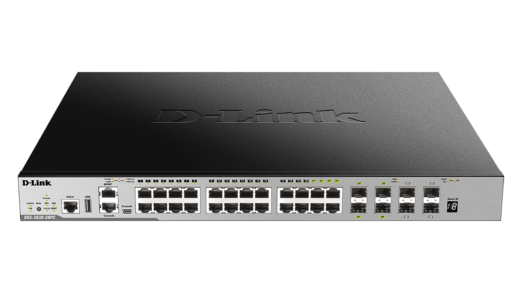D_LINK - SWITCH GEST L3 20XGB,POE370W,4XCOMBO,4XS