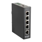 D_LINK - Switch industrial non gest 5 porte 10/100, perfetto per reti veloci e affidabili.