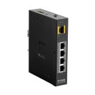 D_LINK - Switch Industrial NonGest 4xGb PoE; 1 x SFP.