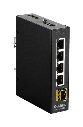 D_LINK - Switch industriale non gestito 4xGb e 1xSFP.