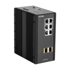 D_LINK - Switch industriale gestito L2 con 6 porte Gigabit, 4 porte PoE e 2 porte SFP.
