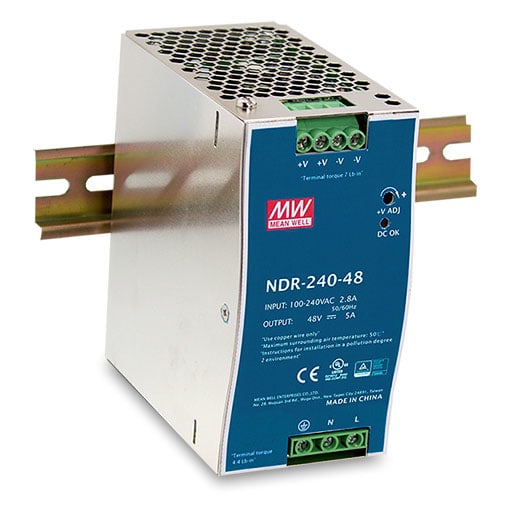 D_LINK - Alimentatore 240W 48VDC ultra slim da barra DIN.