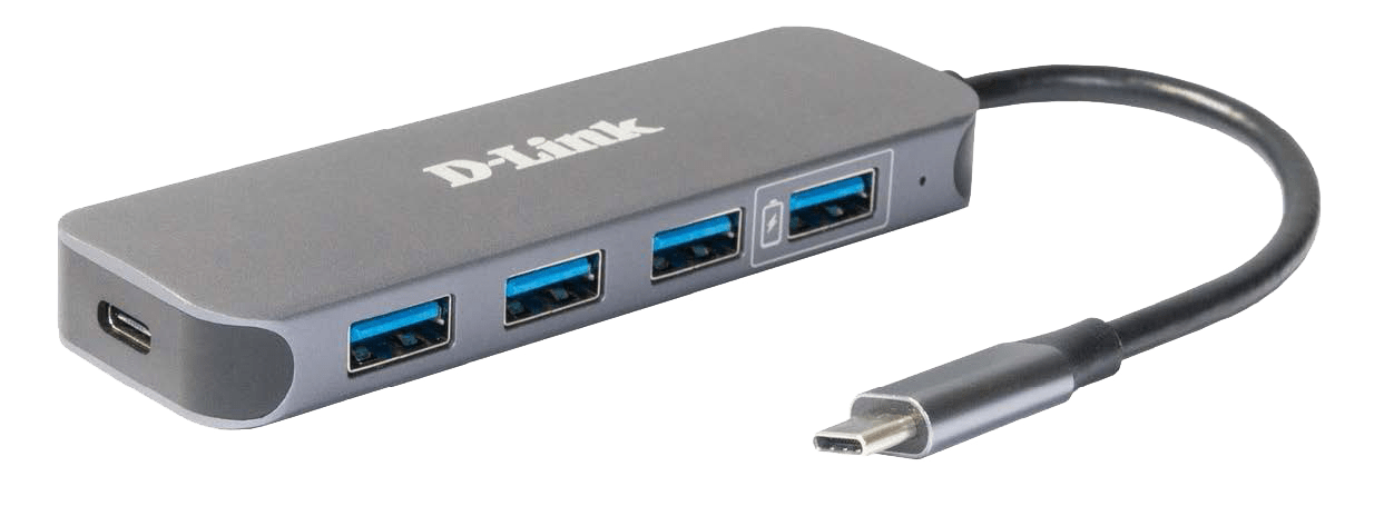 D_LINK - Adattatore USB-C con 3 porte USB 3.0 e funzione Power Delivery.