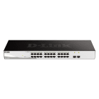 D_LINK - SWITCH SMART 24 X 1GB, 2 X SFP - RACK