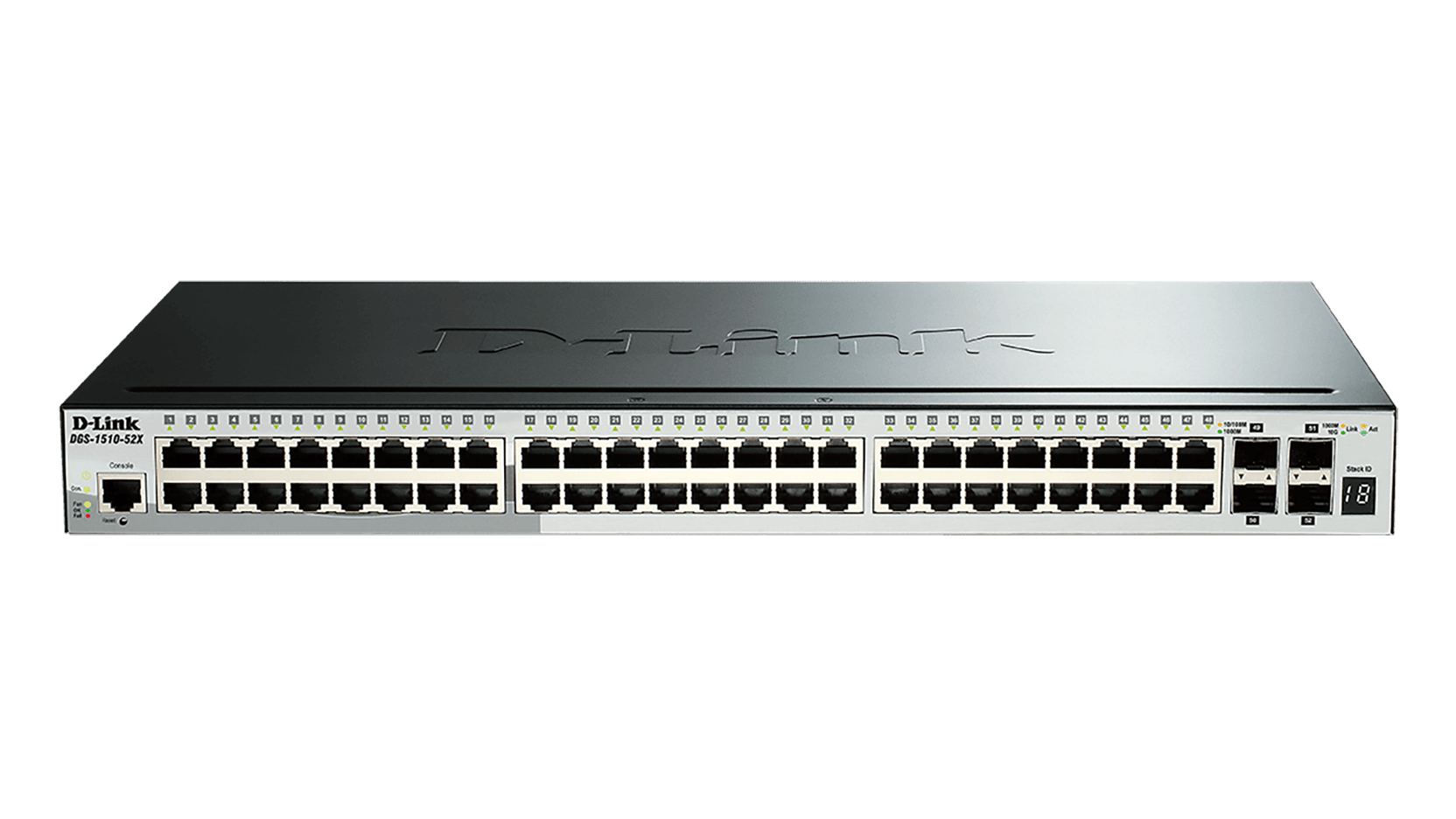 D_LINK - SWITCH SMART 48 X 1GB, 4 X SFP+, RACK