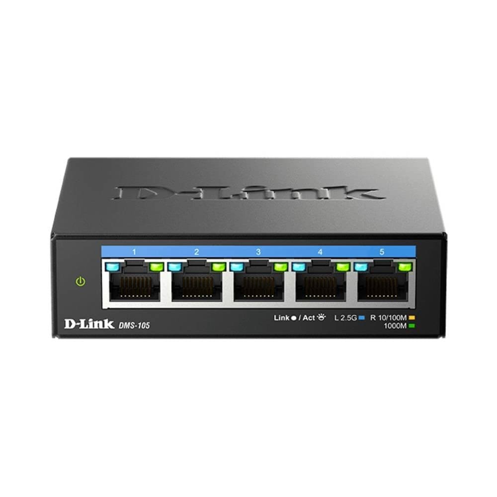 D_LINK - SWITCH 5X10/100/1000/2,5GB -(NO RACK)