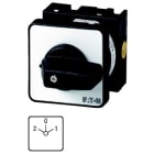 EATON INDUSTRIES - Invertitori, T0, 20 A, montaggio a incasso, 3 Unità costruttiva/e, Contatti: 6, 60°, permanente, con posizione 0, 2-0-1, SOND 30, numero di progettazione: T0-3-123/E.