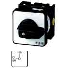 EATON INDUSTRIES - Interruttore ON/OFF T0 20A a incasso 3 Unità costruttiva/e 5 poli con leva nera e targhetta frontale.