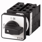 EATON INDUSTRIES - Interruttore a più velocità di inversione, T0, 20A, montaggio a incasso, 6 unità di contatto, contatti: 12, 60°, permanente, con posizione 0 (Off), T0-6-66/E.