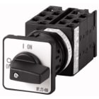 EATON INDUSTRIES - Interruttori a gradini, T0, 20 A, da incasso a fissaggio centrale, 6 unità costruttive, contatti: 12, 45 gradi, permanente, senza posizione 0, 1-6, numeri T0-6-8253/EZ.