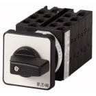 EATON INDUSTRIES - Commutatore T0 20A montaggio incasso 7 Unità costruttive Contatti 14 60° permanente posizione 0 1-0-2 numero progettazione 8363/E con camme.