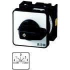 EATON INDUSTRIES - Interruttore con ritorno, T0, 20 A, da incasso a fissaggio centrale, 2 unità costruttive, contatti: 4, in posizione start, 45 gradi, ad impulso T0-2-8177/EZ commutatore a camme.