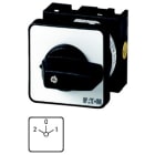 EATON INDUSTRIES - T3-3-2/E Commutatore a Camme, Invertitori, 32A, Montaggio a Incasso, 3 Unità Costruttive, Contatti: 5, 45°, Permanente con Posizione 0, 2-0-1, Numero di Progettazione 2.