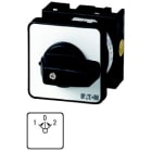 EATON INDUSTRIES - Commutatore T0 20A a incasso 2 Unità costruttive Contatti 4 45° ad impulso con posizione 0 ritorno bilaterale 2>0<1 COMM.CAMME 2P 1-0-2 CON RIT.