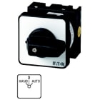 EATON INDUSTRIES - Commutatore T0 20A a incasso 2 Unità costruttive Contatti 4 45° permanente con posizione 0 HAND-0-AUTO numero progettazione 15432/E CAMME