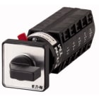 EATON INDUSTRIES - Commutatore TM da incasso a fissaggio centrale, 10 A, 5 Unità costruttive, Contatti: 10, 60 gradi, permanente, senza posizione 0, 1-2, numero di proge.