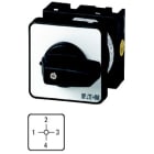 EATON INDUSTRIES - Interruttori a camme stella-triangolo, T0, 20 A, da incasso a fissaggio centrale, 4 unità costruttive, Contatti: 8, 60°, ritentivo, Con posizione 0 (Off), 0-