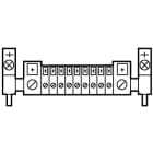 EATON INDUSTRIES - Guida per custodia fusibile N23RS27 SBARRA.
