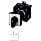 EATON INDUSTRIES - T3 Commutatore 32A a comando rinviato 4 Unità costruttive Contatti 8 60° permanente con posizione 0 1-0-2 numero progettazione 8213.