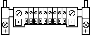 EATON INDUSTRIES - Guida per custodia fusibile PE-PEN23RS27 barra collettrice.