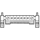 EATON INDUSTRIES - Guida PE per custodia fusibile PEN23RS18 barra collettrice.