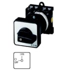 EATON INDUSTRIES - Interruttore T3-1-102/Z ON/OFF, 32A, a comando rinviato, 1 Unità costruttiva, 2 poli, con leva nera e targhetta frontale.