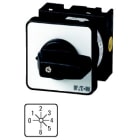 EATON INDUSTRIES - Interruttori gradini T0 20A incasso 3 Unità costruttiva Contatti 6 45° permanente posizione 0-6 progettaz T0-3-8244/E COMM. CAMME 1 POLO
