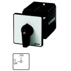 EATON INDUSTRIES - T5 Interruttore ON/OFF, 100A, comando rinviato, 4 Unità costruttive, 8 poli, leva nera e targhetta frontale.