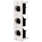 EATON INDUSTRIES - Base fusibile montaggio bus 25A 500V DII/E27 45mm DII-SO/25/3-R-PS FUS 3P VITI CAL.