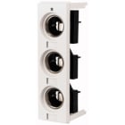EATON INDUSTRIES - Base fusibile montaggio bus 63A 690V DIII/E33 54mm DIII-SO/63/3-R-PS FUS 3P D03 VITI CA.