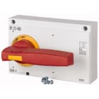 EATON INDUSTRIES - Maniglia rotativa giallo-rossa lucchettabile, grandezza 4, IEC.