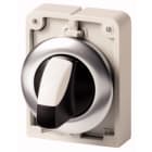 EATON INDUSTRIES - Interruttore di commutazione RMQ-Titan con maniglia permanente 2 posizioni a V anello anteriore in acciaio inossidabile M30I-FWKV SELETT D30 A FILO 2 POS V MAN