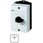 EATON INDUSTRIES - Commutatore T0 20A in custodia 1 Unità costruttiva Contatti 2 45° ad impulso con posizione 0 ritorno bilaterale 2>0<1 numero d.