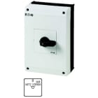 EATON INDUSTRIES - Commutatore T5B 63A in custodia 4 Unità costruttiva Contatti 8 60° permanente con posizione 0 Netz-0-Notstrom numero progettazione 8 A CAMME