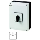 EATON INDUSTRIES - Commutatore T5 100A in custodia 3 Unità costruttiva/e Contatti 6 60° permanente con posizione 0 1-0-2 numero di progettazione 8212 T5-3-8212/I5 COMMUTATORE A CAMME