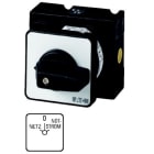 EATON INDUSTRIES - Commutatore T3-4-8902, 32A, da incasso a fissaggio centrale, 4 Unità costruttive, Contatti: 8, 60 gradi, permanente con posizione 0, Netz-0-Notstrom, numero.