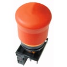 EATON INDUSTRIES - Pulsante d'emergenza/off, RMQ-Titan, fungo 38 mm, Non illuminato, Sblocco trazione, 1 NC, 1 NA, rosso, giallo M22-PV/K11 PULS EM COMPL.