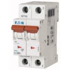 EATON INDUSTRIES - Interruttore protettore, 4,5KA, 2 poli, curva C, 4A.