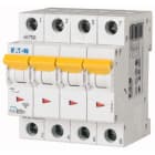 EATON INDUSTRIES - Pls4-c25/4 interruttore magnetotermico 4,5ka 4 poli corrente 25a.