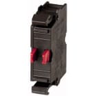 EATON INDUSTRIES - Elemento di contatto, Morsetti a bullone, Fissaggio frontale, 1 NCR, 24 V 3 A, 220 V 230 V 240 V 6 A M22-K01D CONT.NC VITE FRONT. RIT.AP.