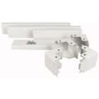 EATON INDUSTRIES - Zoccolo H100 per fissaggio a pavimento, dimensioni 100x600x600mm, colore grigio.