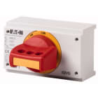 EATON INDUSTRIES - Maniglia rotativa, leva, rosso, bloccabile, misura 2 NZM2-XDVGR lucchettabile.