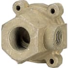 EATON INDUSTRIES - Flangia tubo mandata con derivazione per manometro MCS attacco.