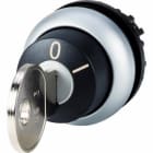 EATON INDUSTRIES - Attuatore con sblocco a chiave, ritentivo, 2 posizioni, MS4, estraibilità della chiave: 0, ghiera frontale: titanio M22-WRS-MS4-A1 SEL. CH. 2 POS. PERM.