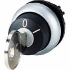 EATON INDUSTRIES - Attuatore con sblocco a chiave, ritentivo, 2 posizioni, MS5, estraibilità della chiave: 0, ghiera frontale: titanio M22-WRS-MS5-A1 SEL. CH. 2 POS. PERM.